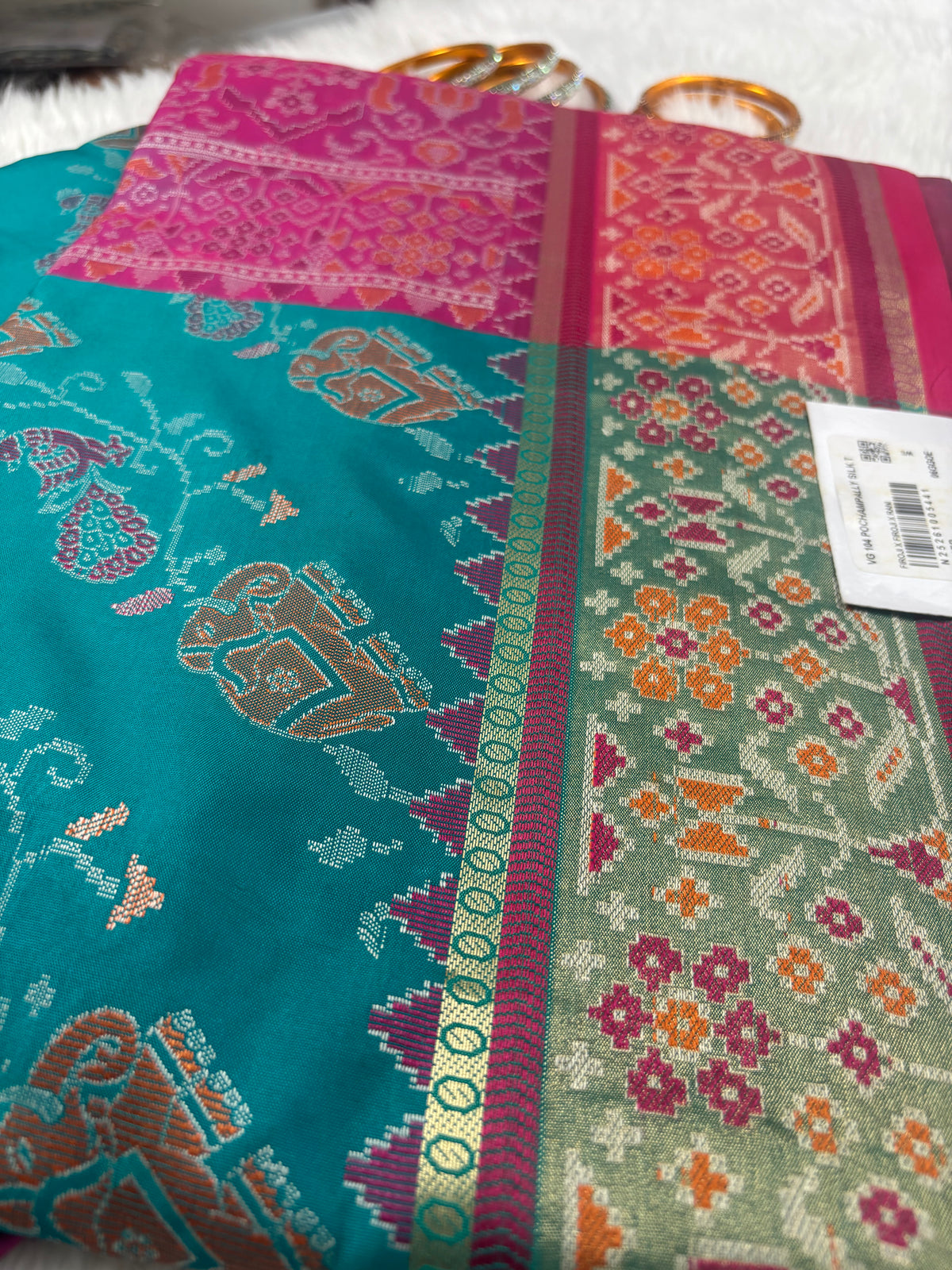 Meherika Firoji Pochampally Silk Saree| Radhe Ethnics
