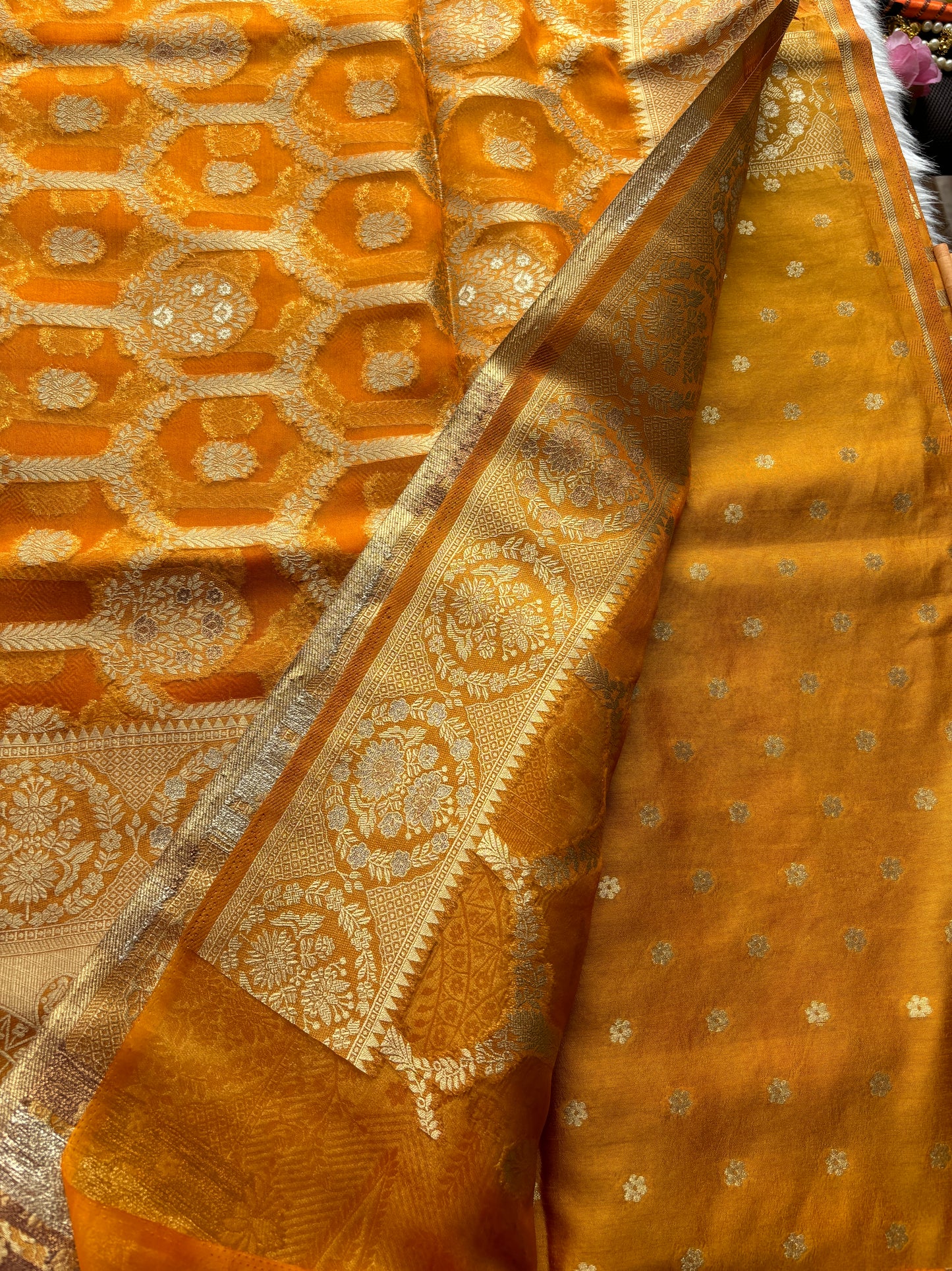 Mustard Kavya Saree