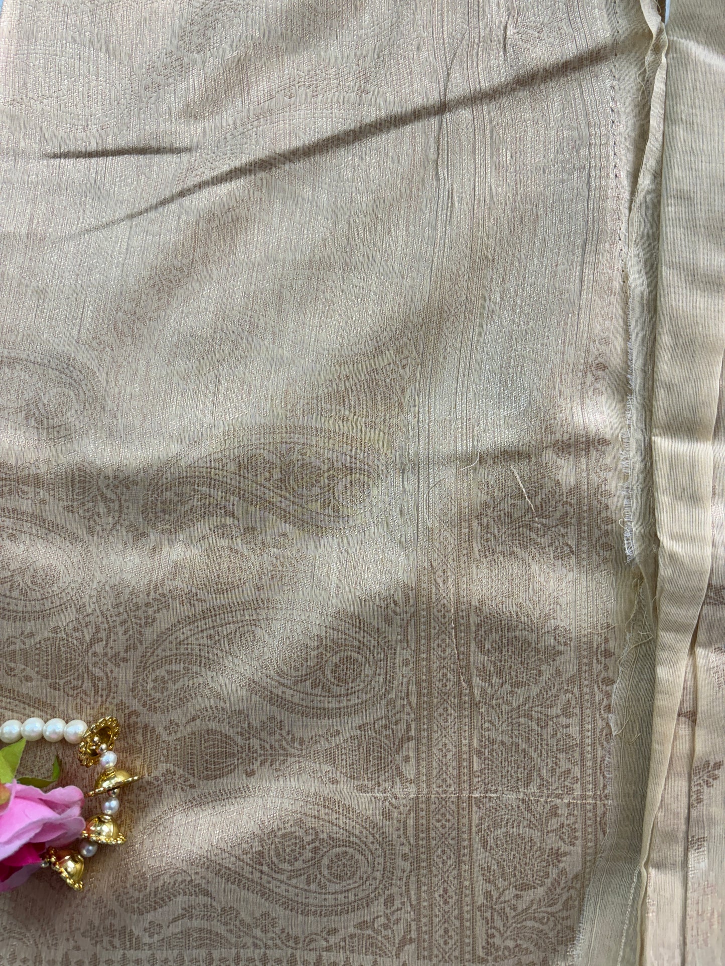Light brown banarasi cotton 93