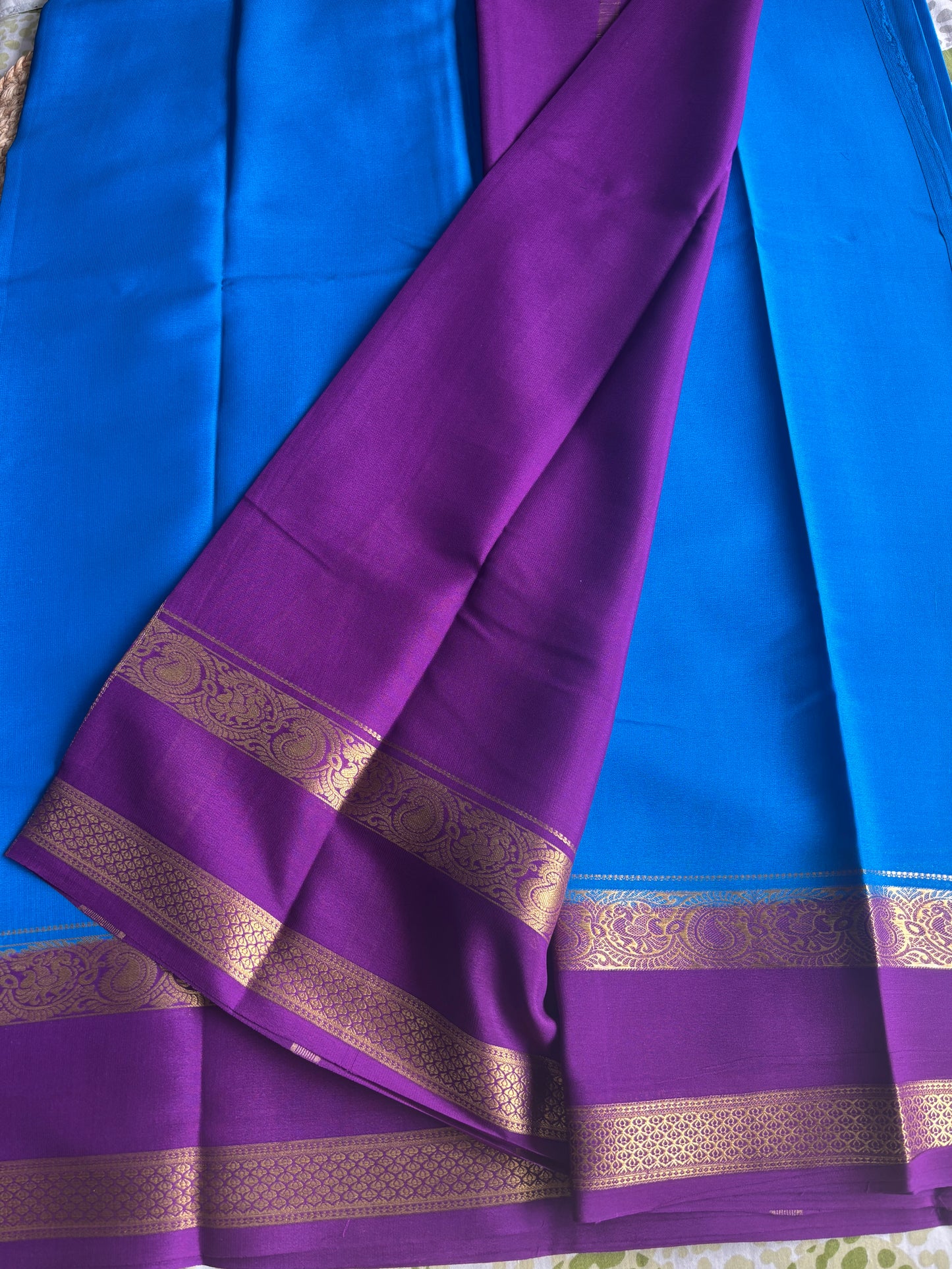 Pure Mysore Silk Two Borders saree