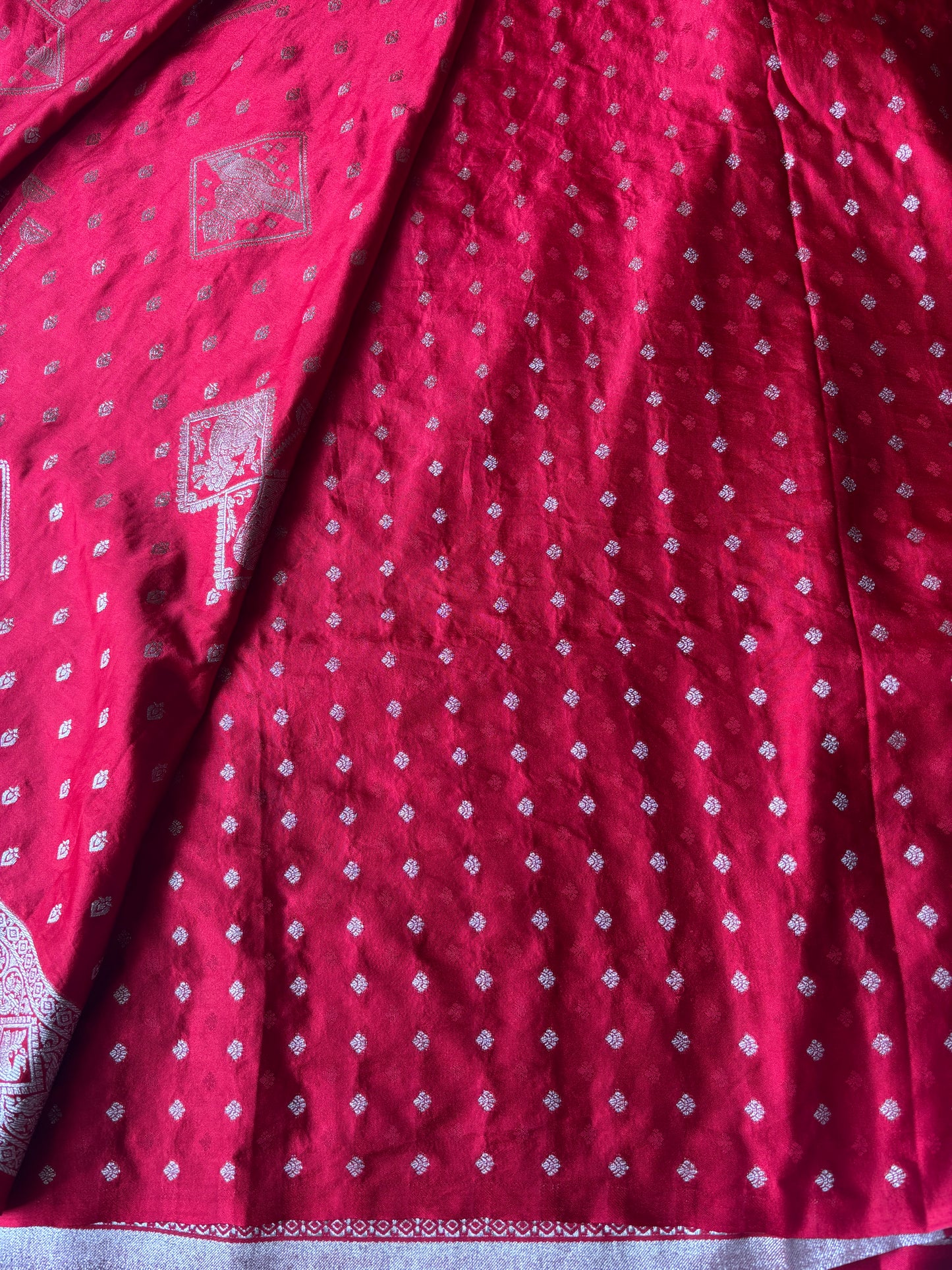 Red Wedding Silk Saree