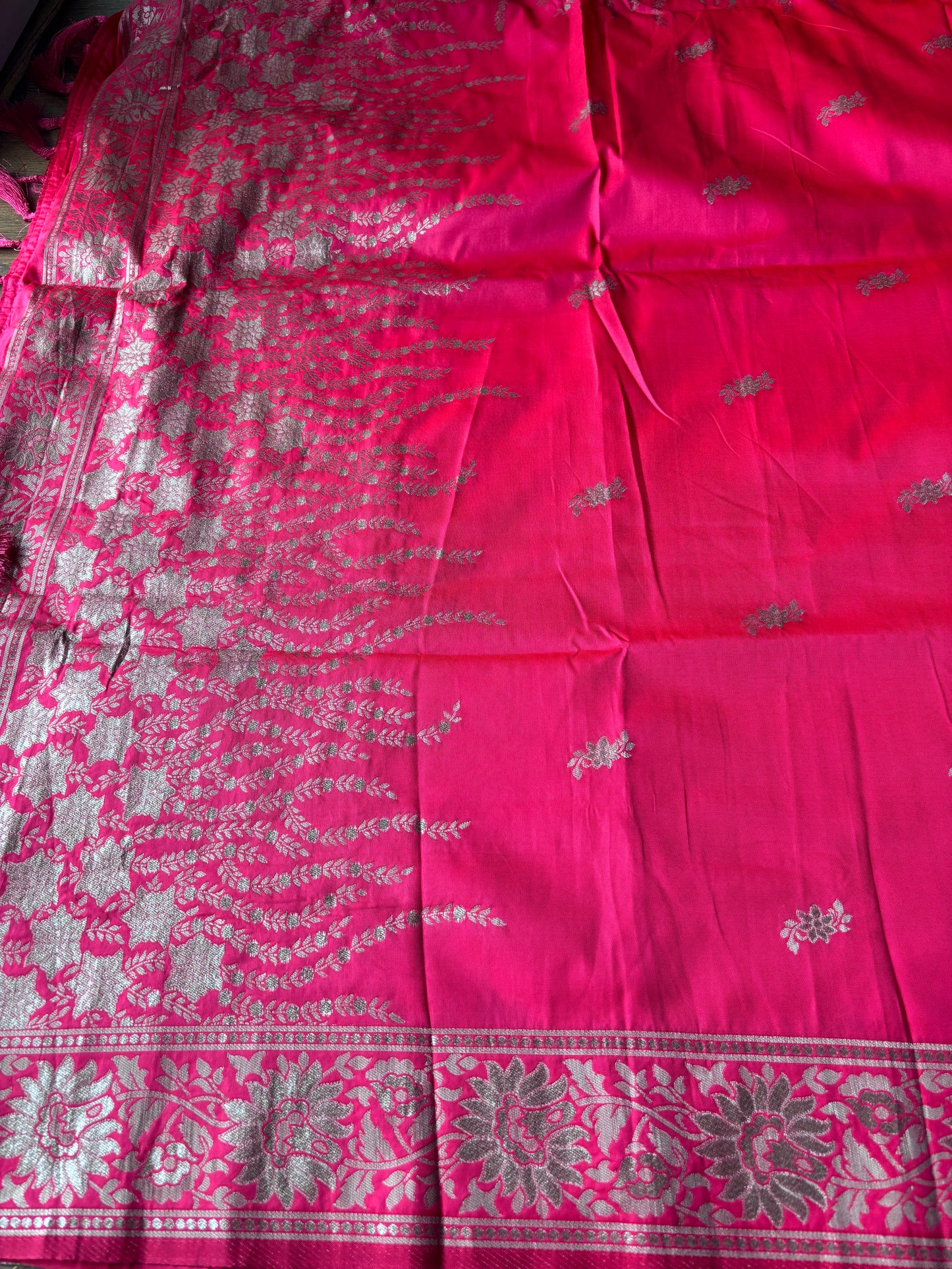 Light Red Silk Saree