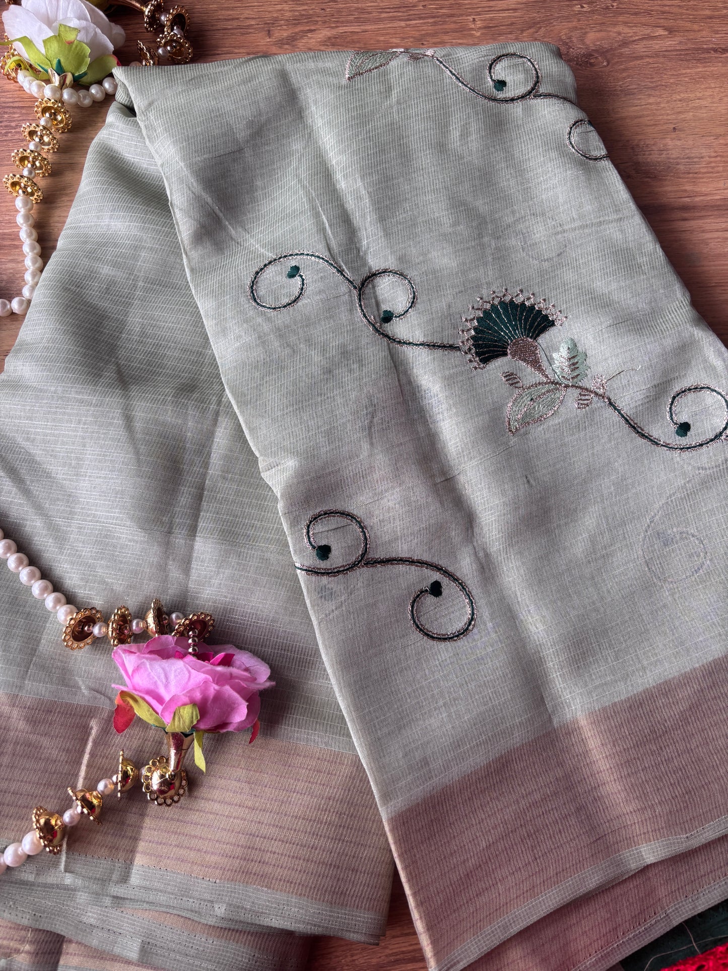 Pista Green(11) Cotton Silk Saree