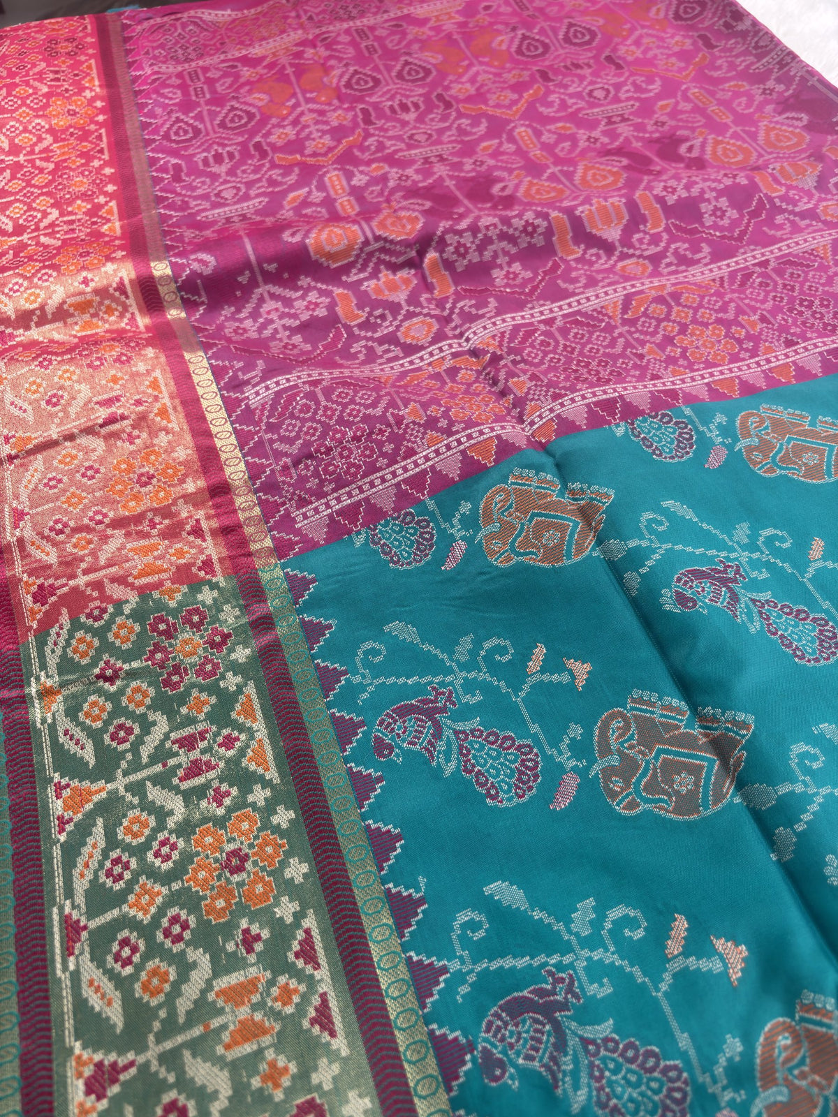 Meherika Firoji Pochampally Silk Saree| Radhe Ethnics