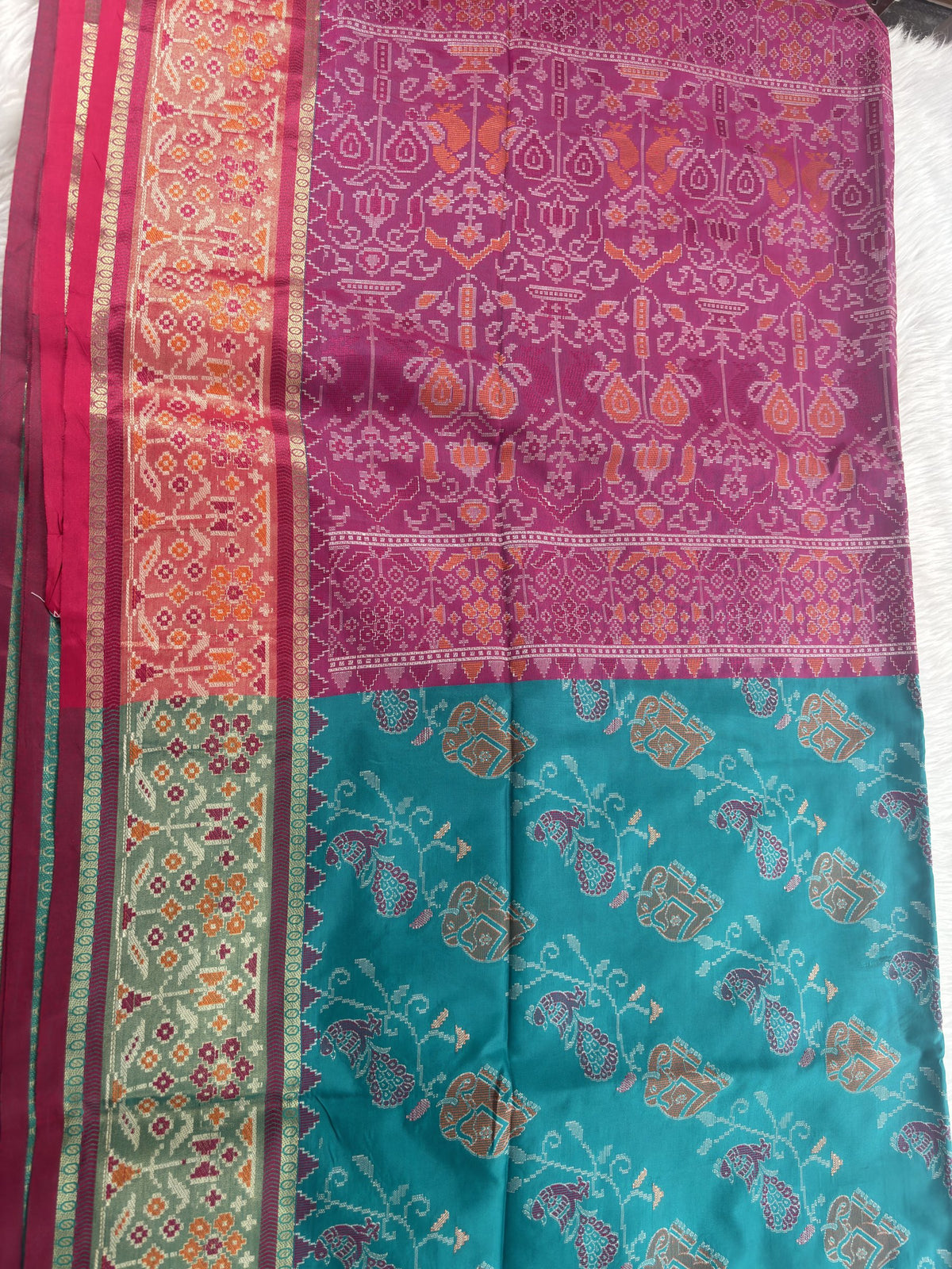 Meherika Firoji Pochampally Silk Saree| Radhe Ethnics