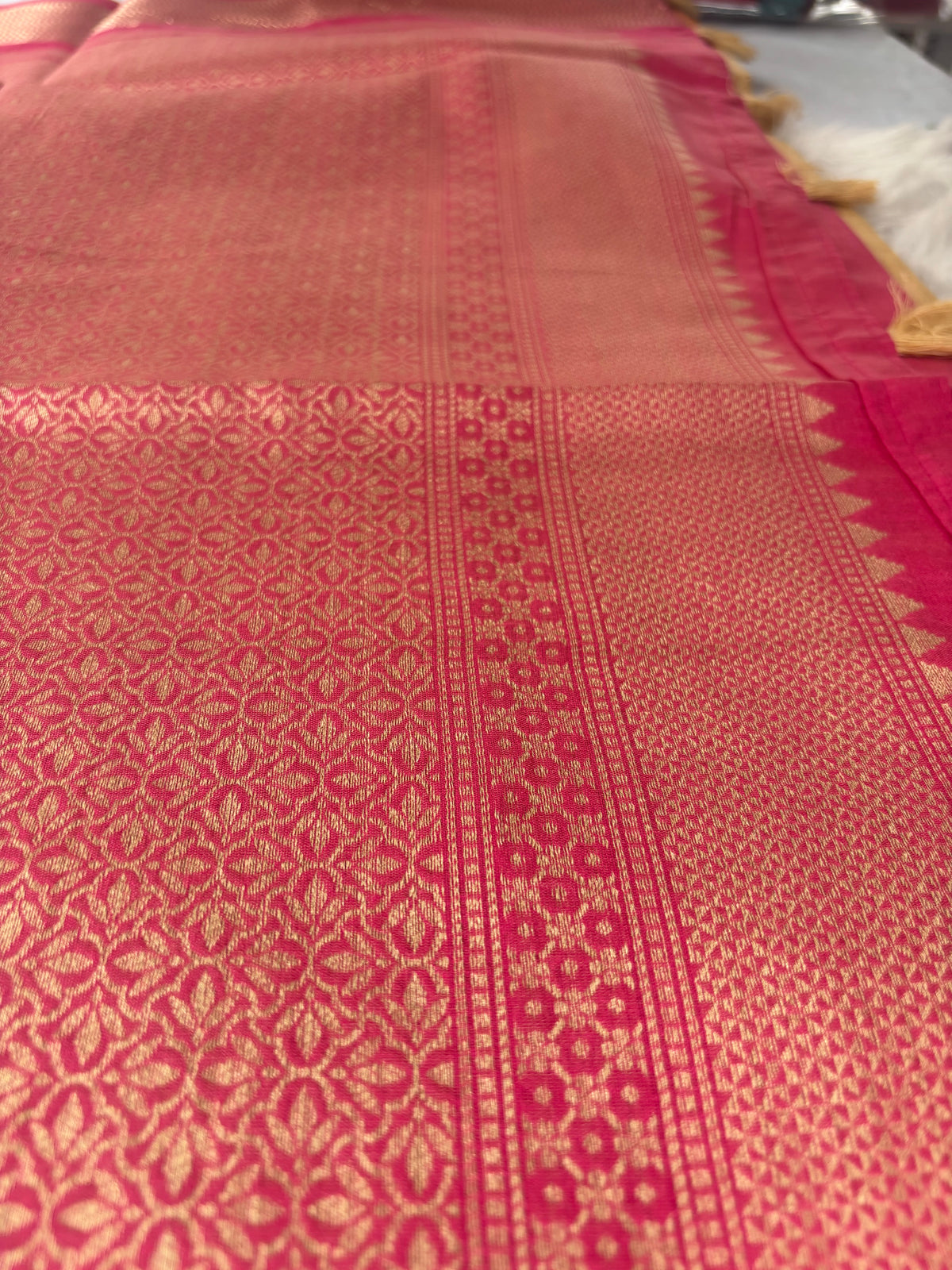 Rangoli chikoo Color Tussar Silk| Radhe Ethnics
