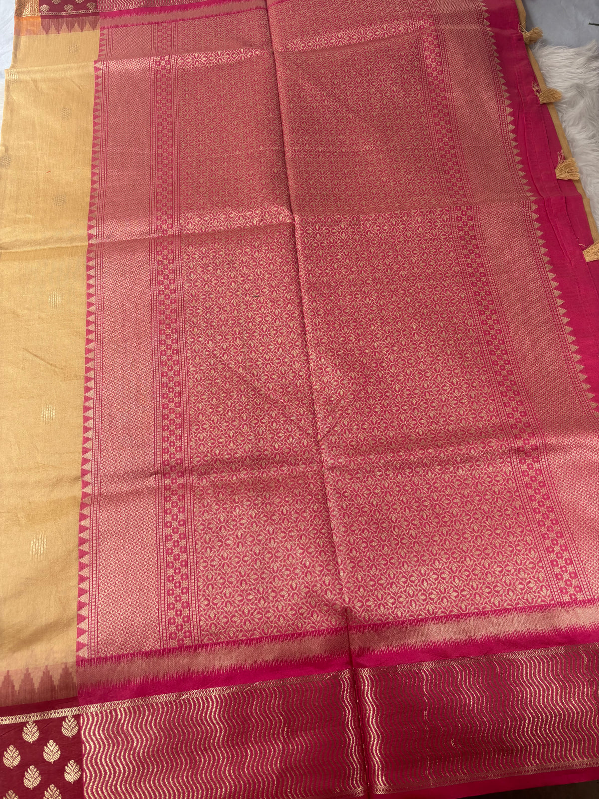 Rangoli chikoo Color Tussar Silk| Radhe Ethnics