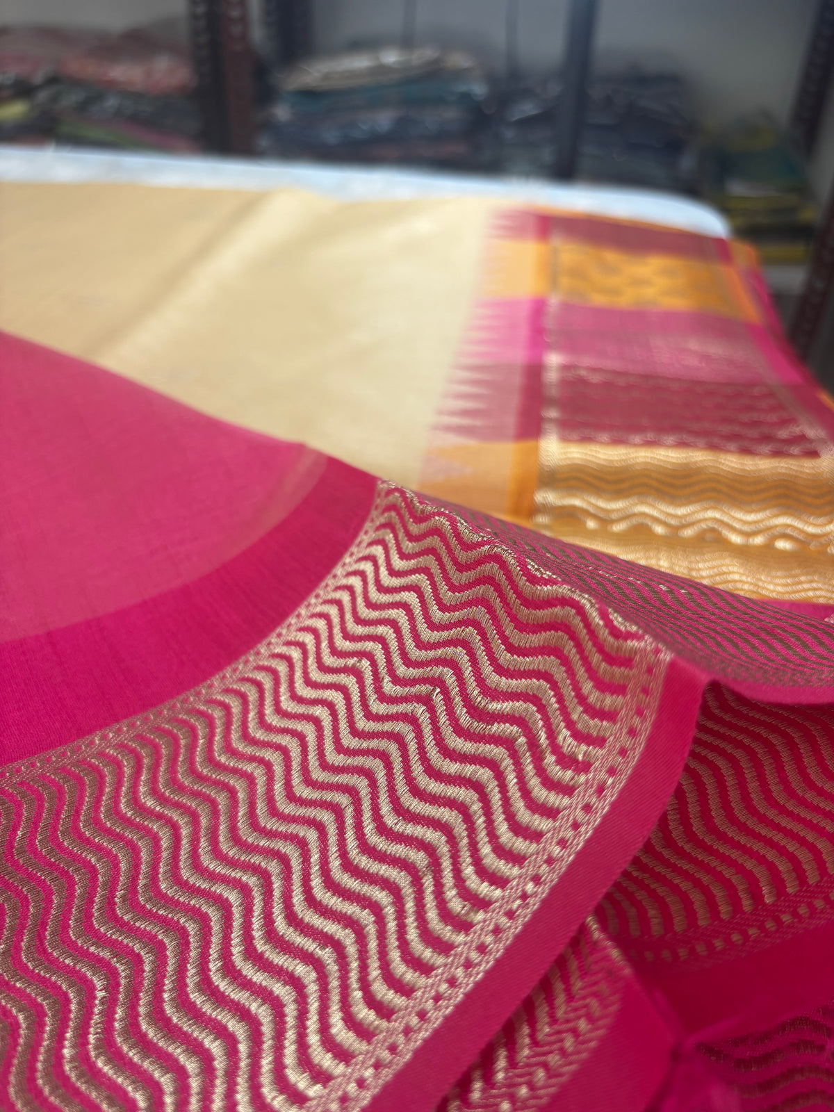 Rangoli chikoo Color Tussar Silk| Radhe Ethnics
