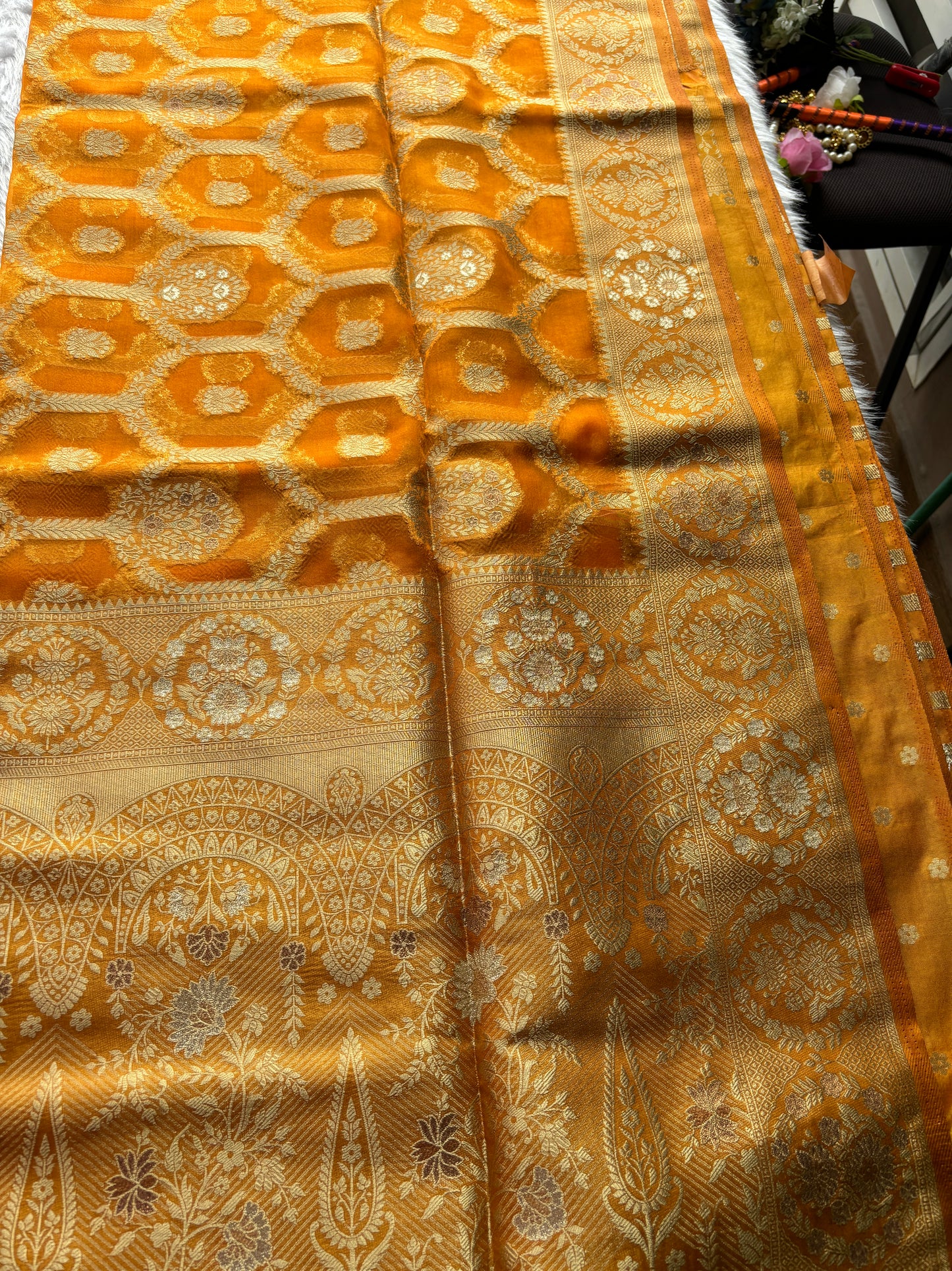 Mustard Kavya Saree