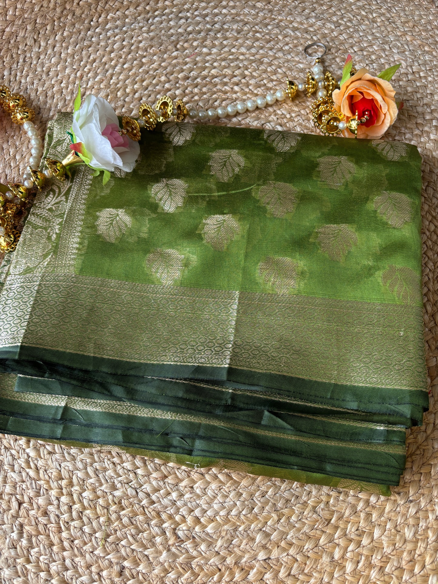 Green Nora Saree