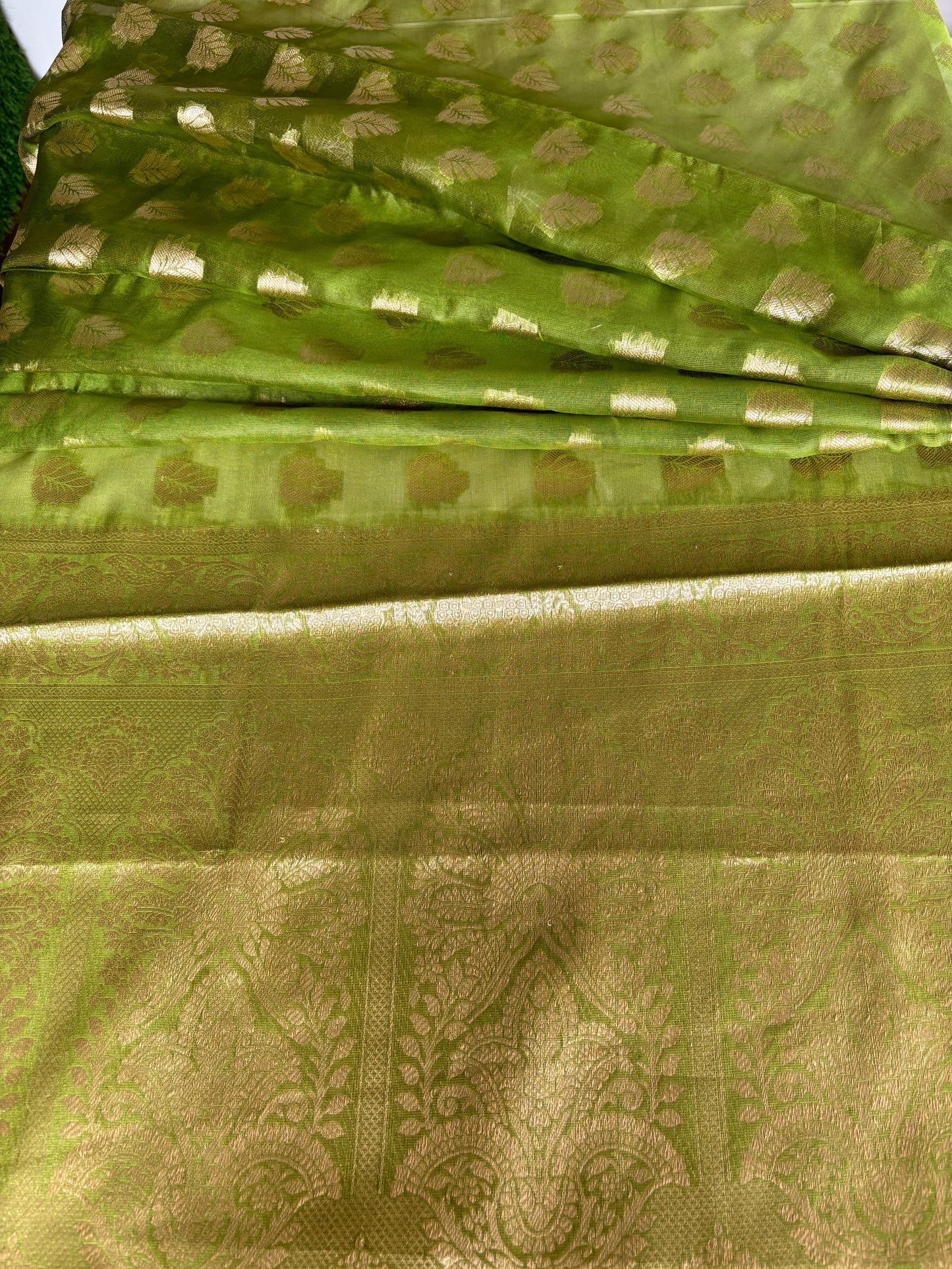 Green Nora Saree