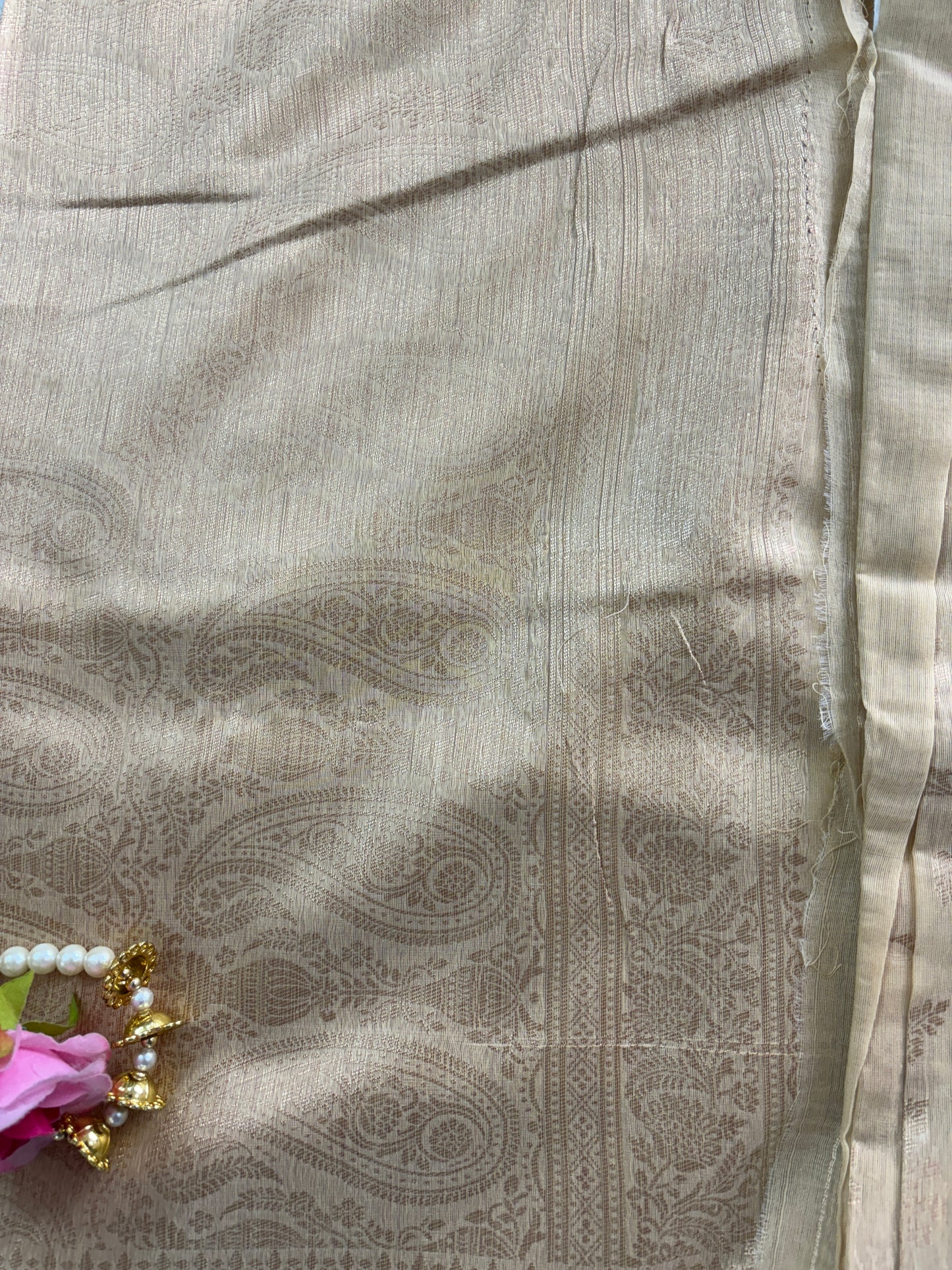 Light brown  banarasi cotton 93