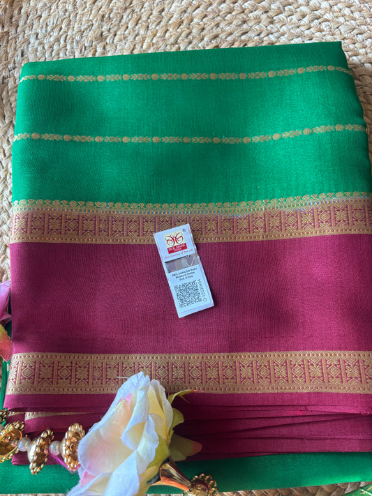 Pure Mysore Silk Four line