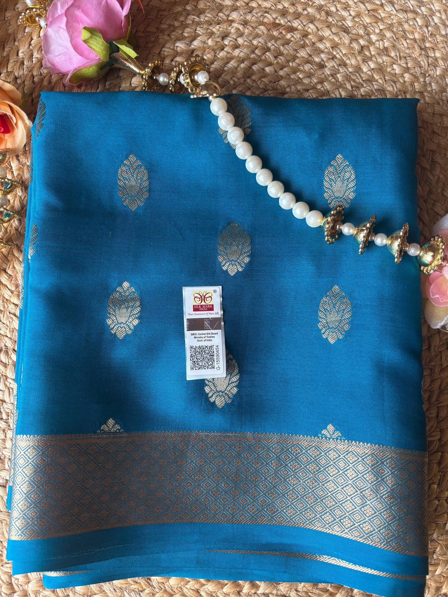 Pure Mysore Silk Butta saree