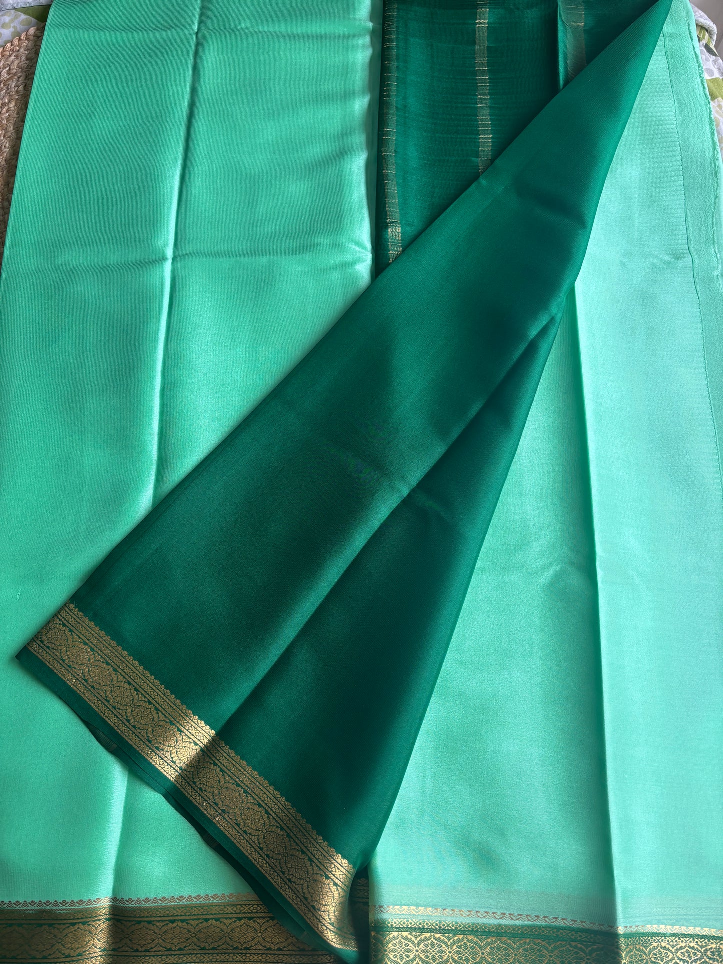 Pure Mysore Silk Single Border Saree