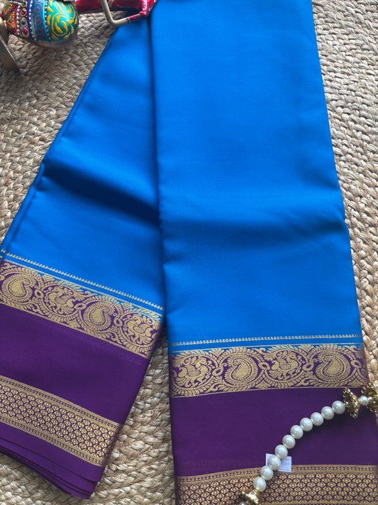 Pure Mysore Silk Two Borders saree