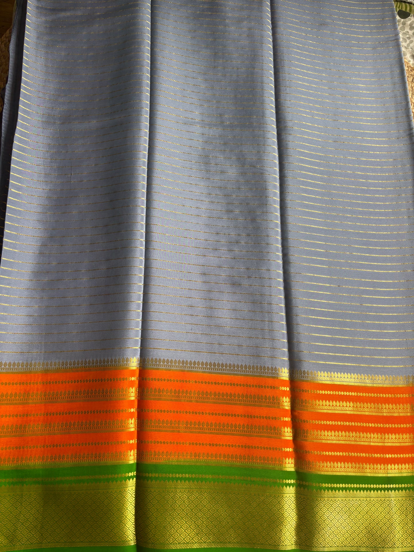 Pure Mysore Silk bentex big saree
