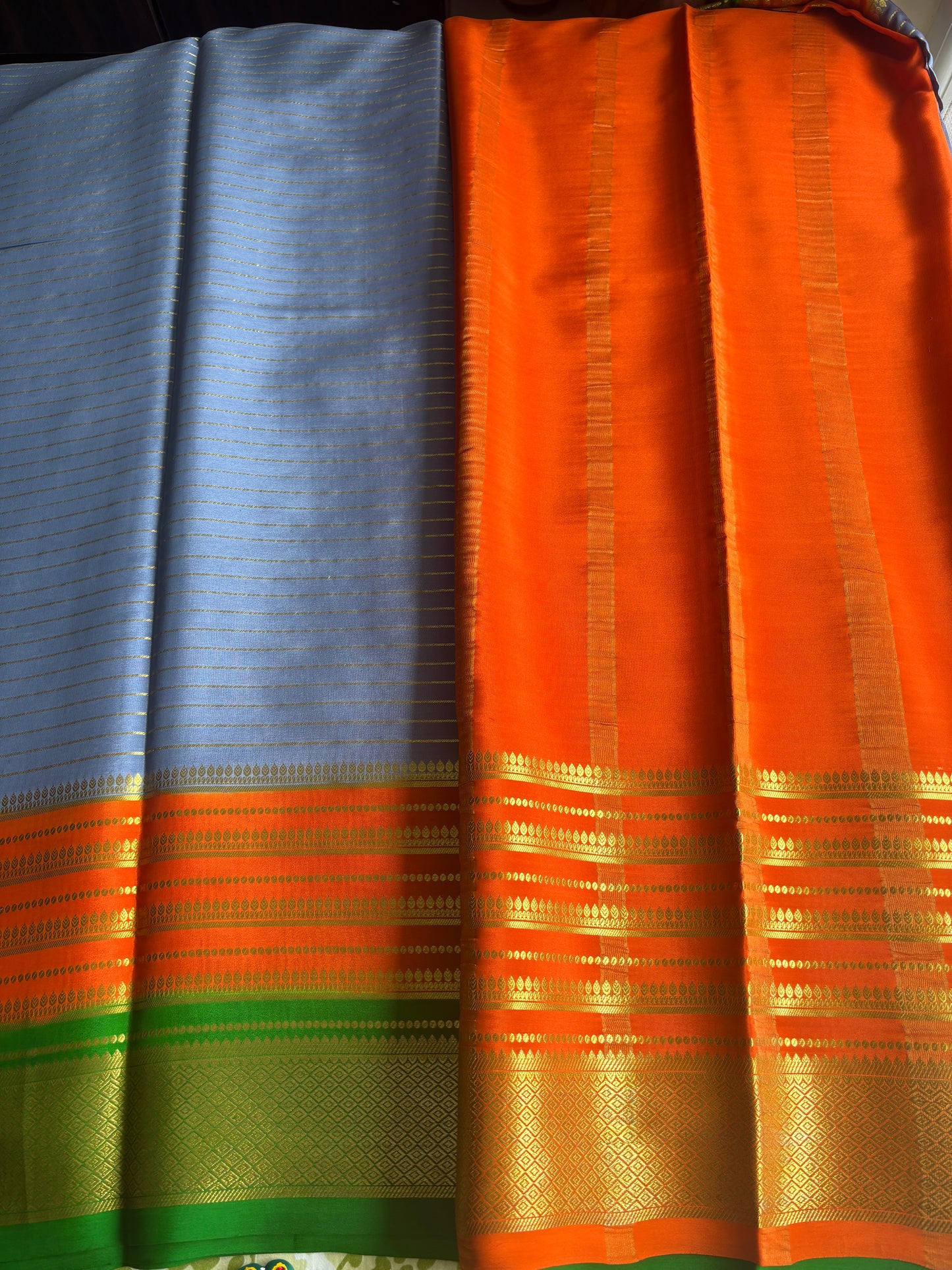 Pure Mysore Silk bentex big saree
