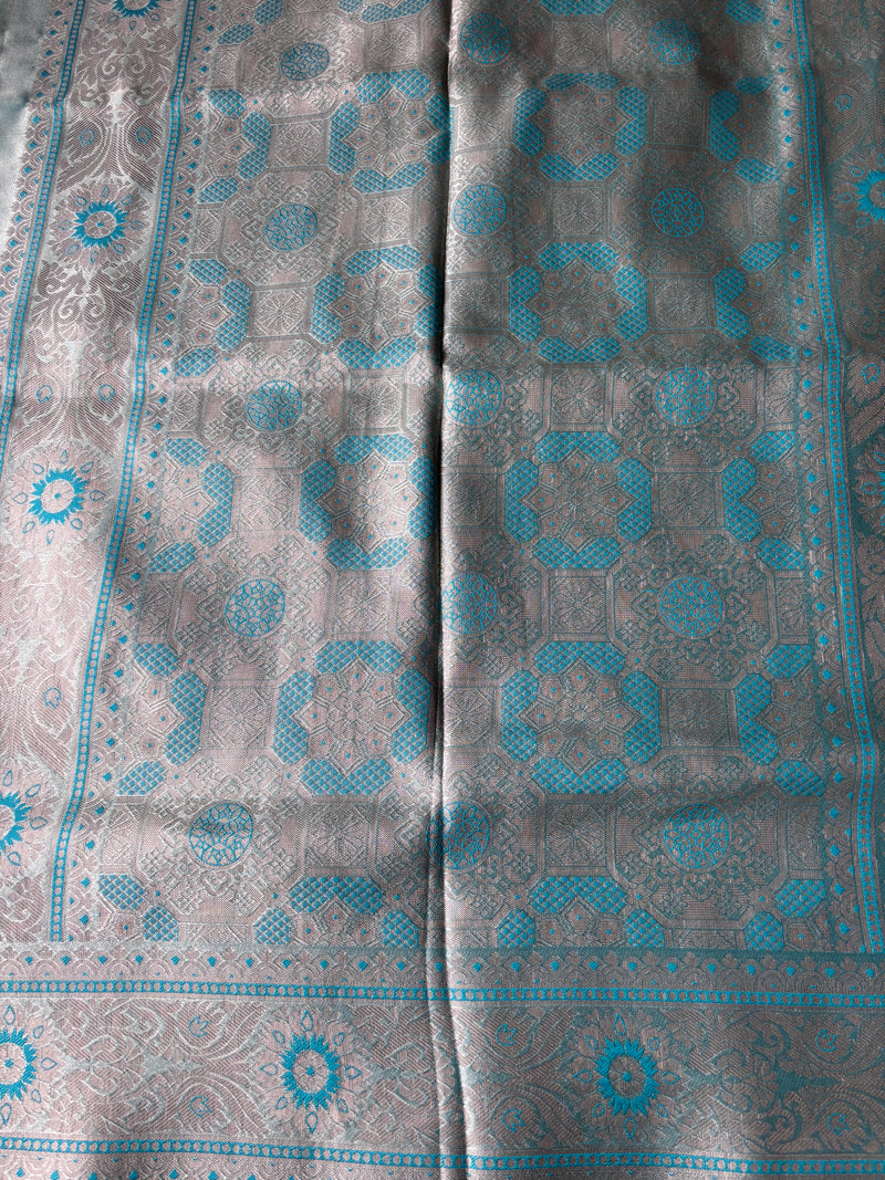 Firozi  Soft Silk Saree