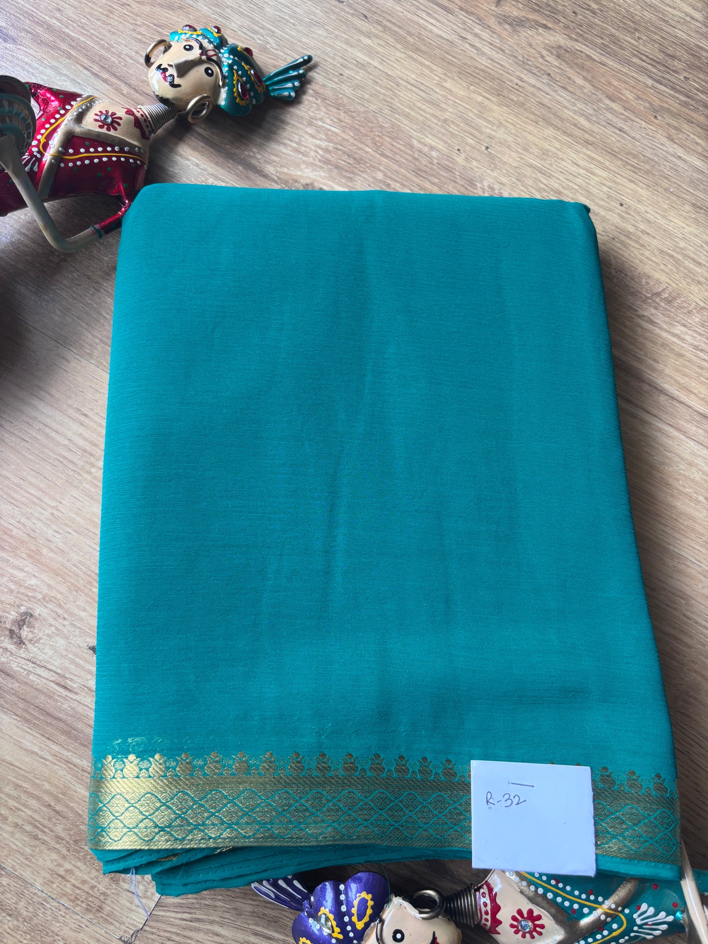 Green Georgette Saree