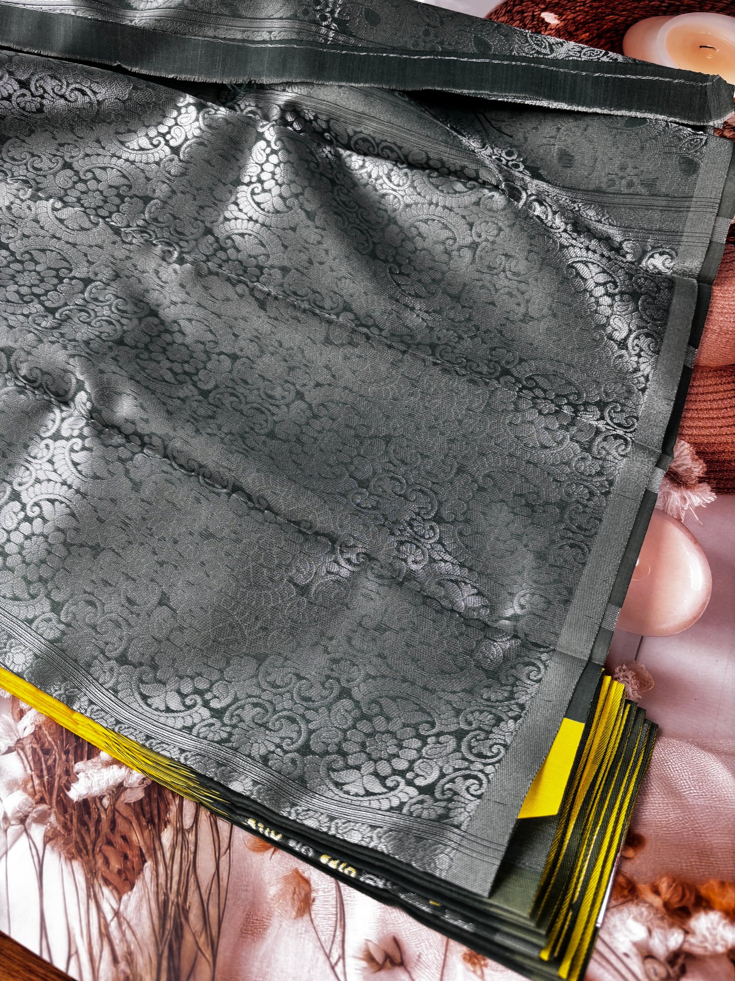 Harita Deepa1 – Yellow & Bottle Green Soft Kanchivaram Silk Saree