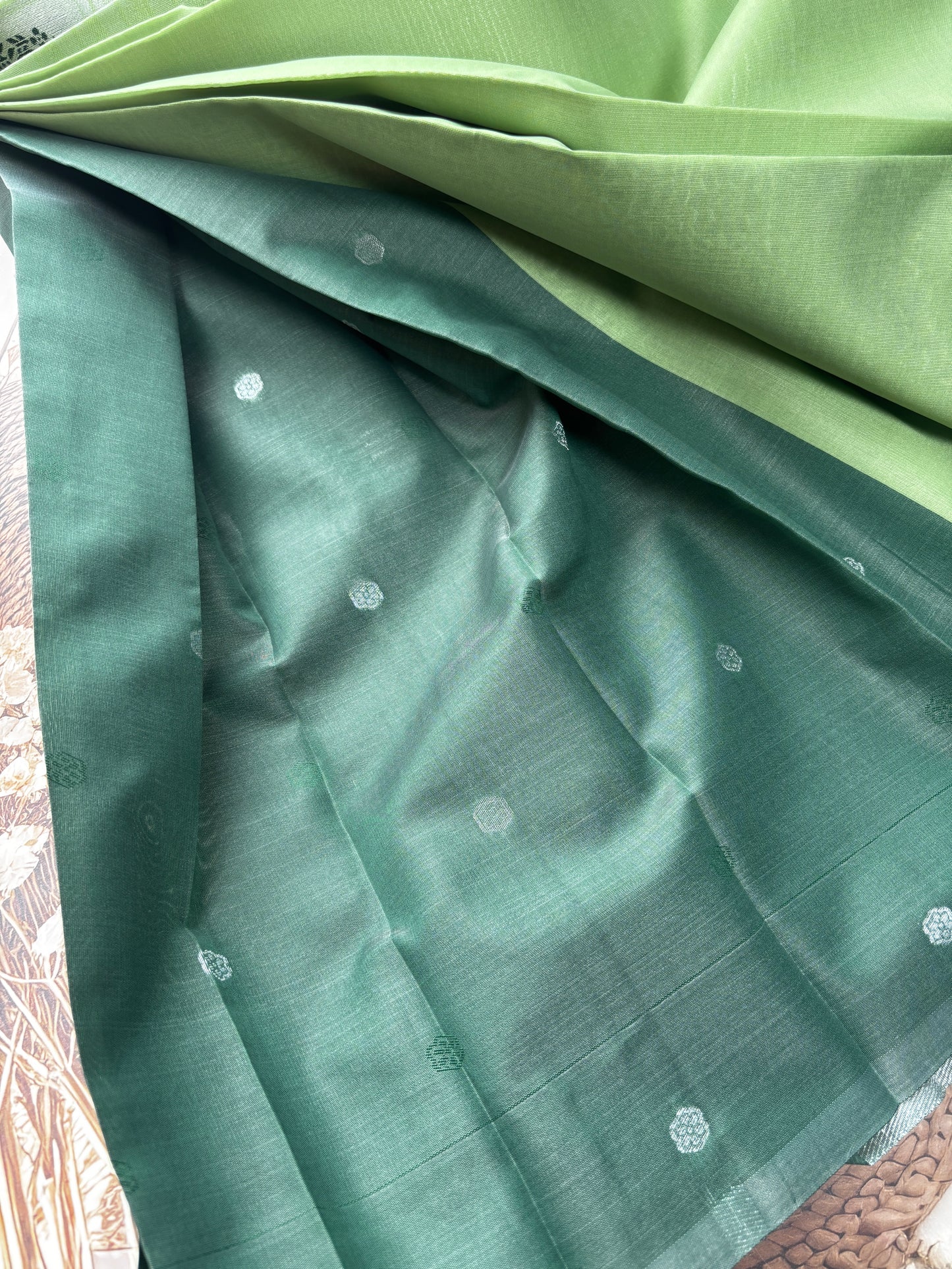 Swarnika - Mint Green Kanchivaram Soft Silk Saree