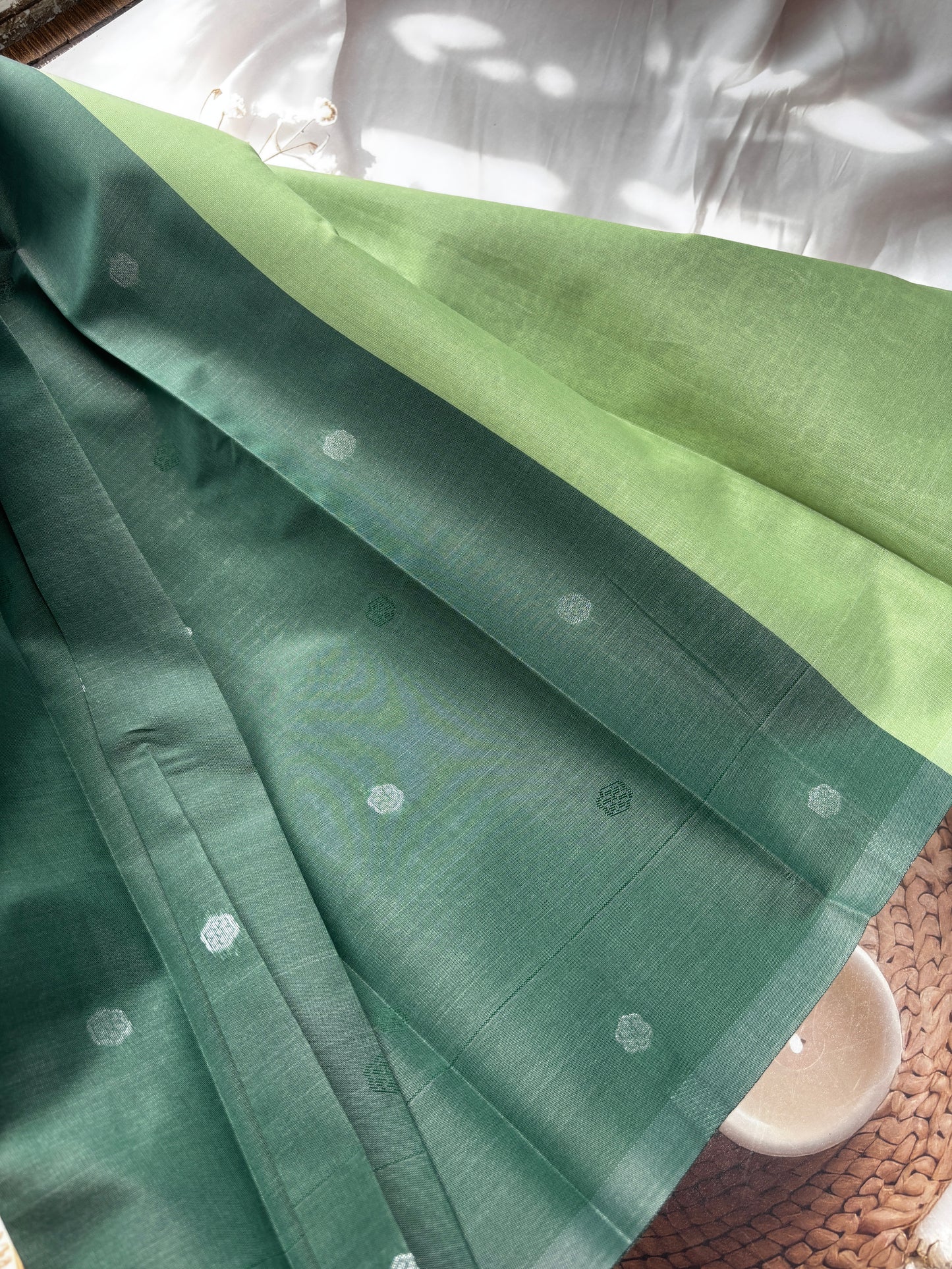 Swarnika - Mint Green Kanchivaram Soft Silk Saree