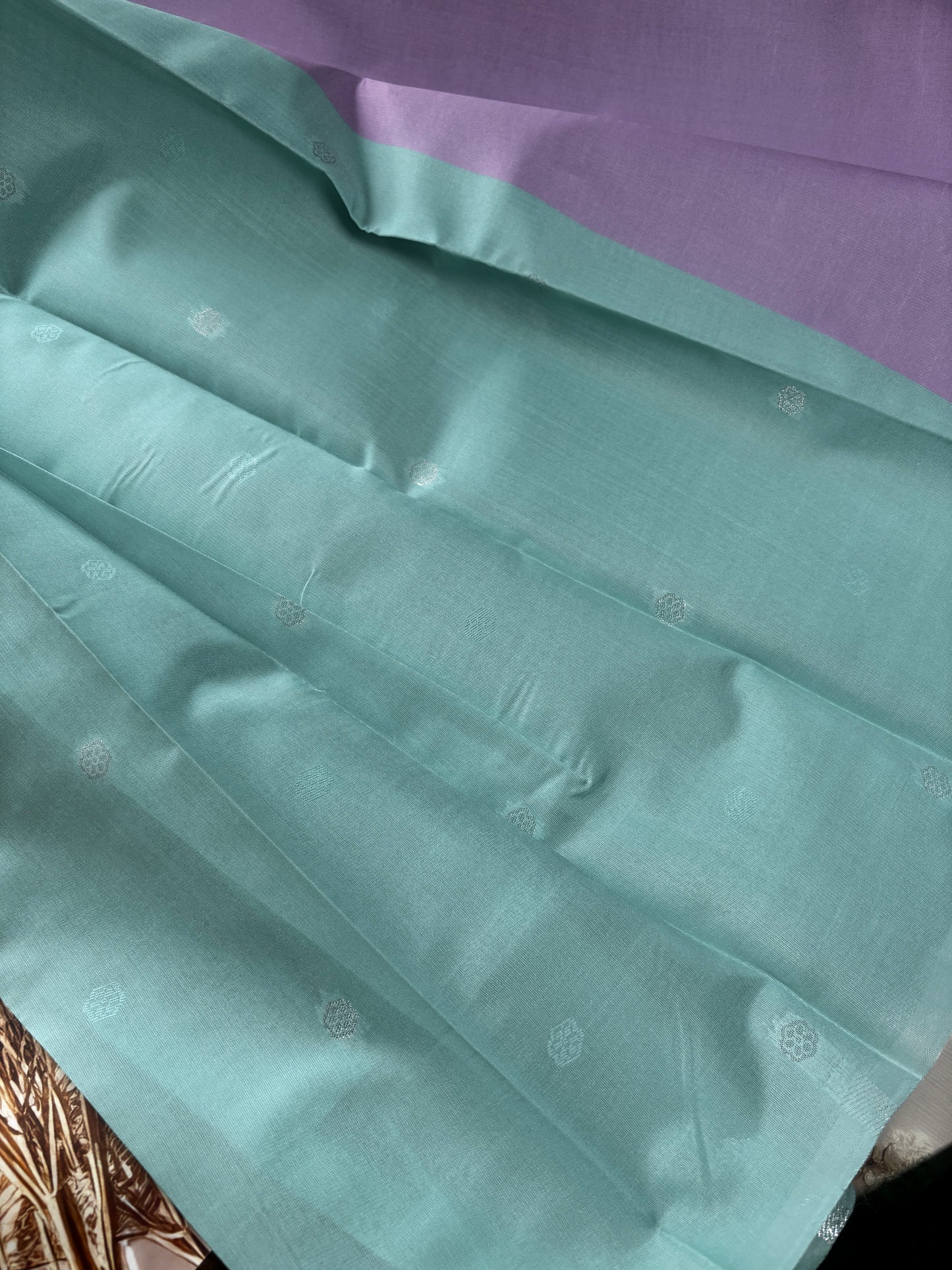 Swarnika- Lavender Kanchivaram Soft Silk Saree