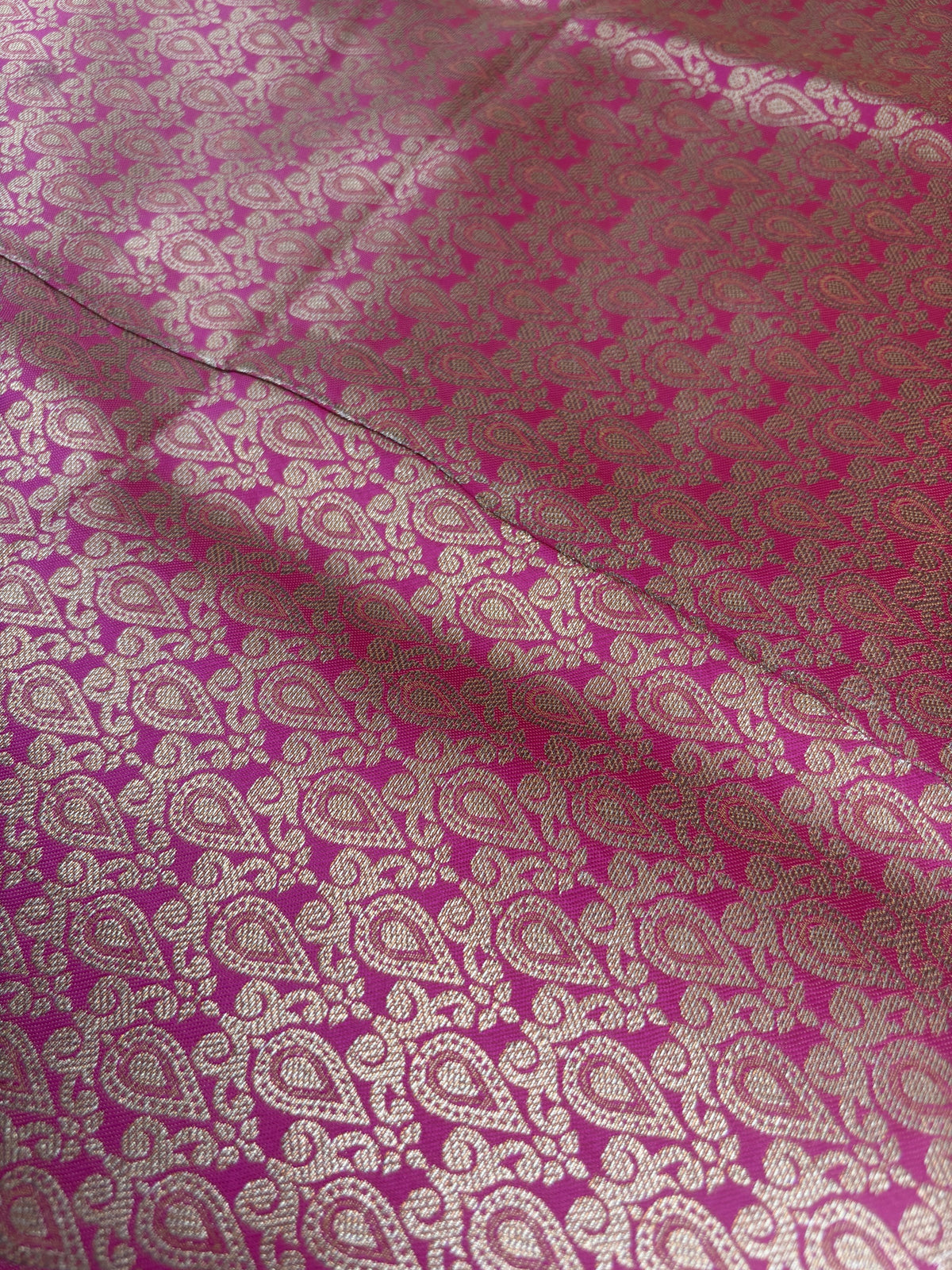 Vamika Mustard Yellow Soft Silk Saree with Pink Pallu | Radhe Ethnics