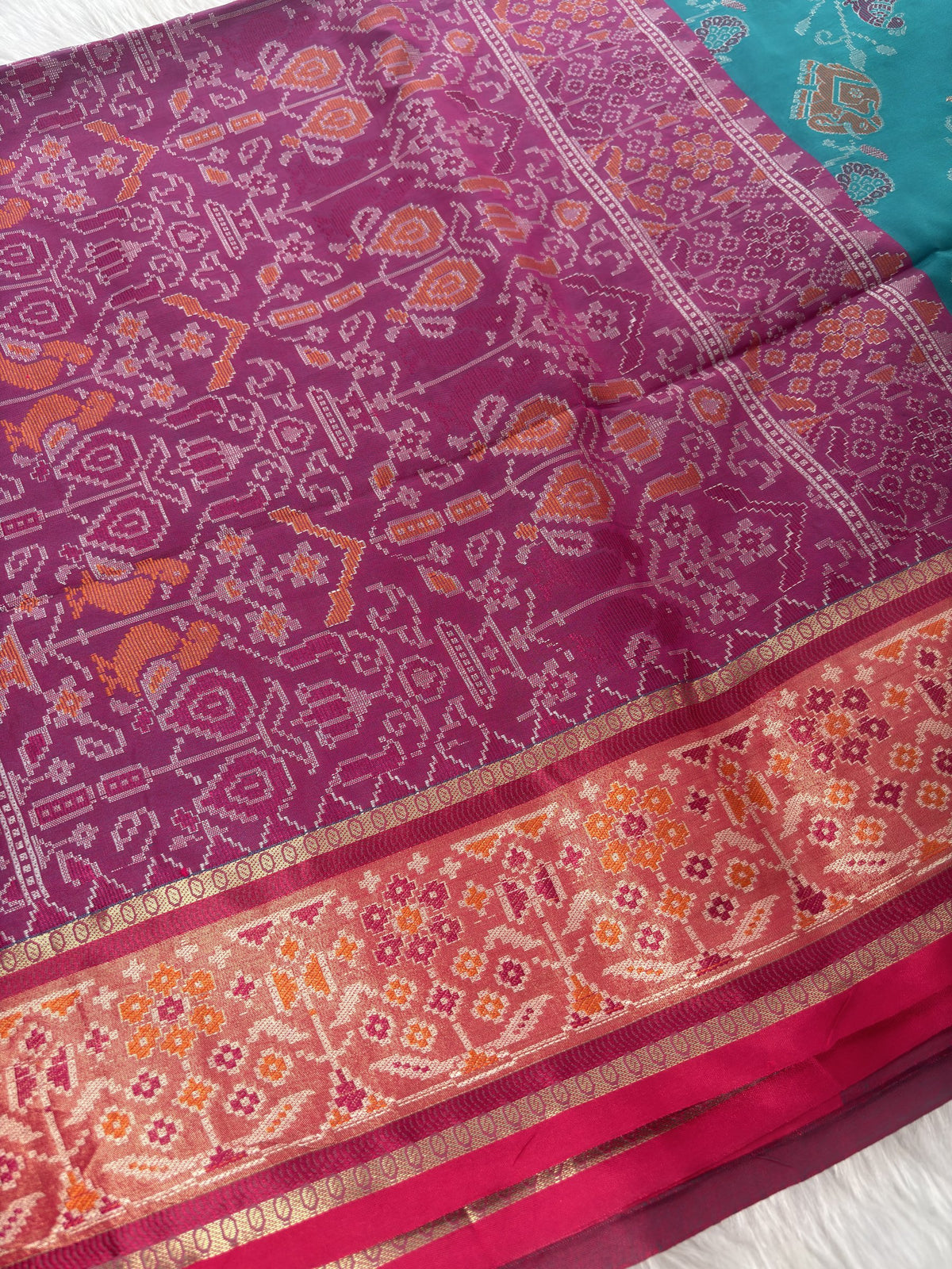 Meherika Firoji Pochampally Silk Saree| Radhe Ethnics