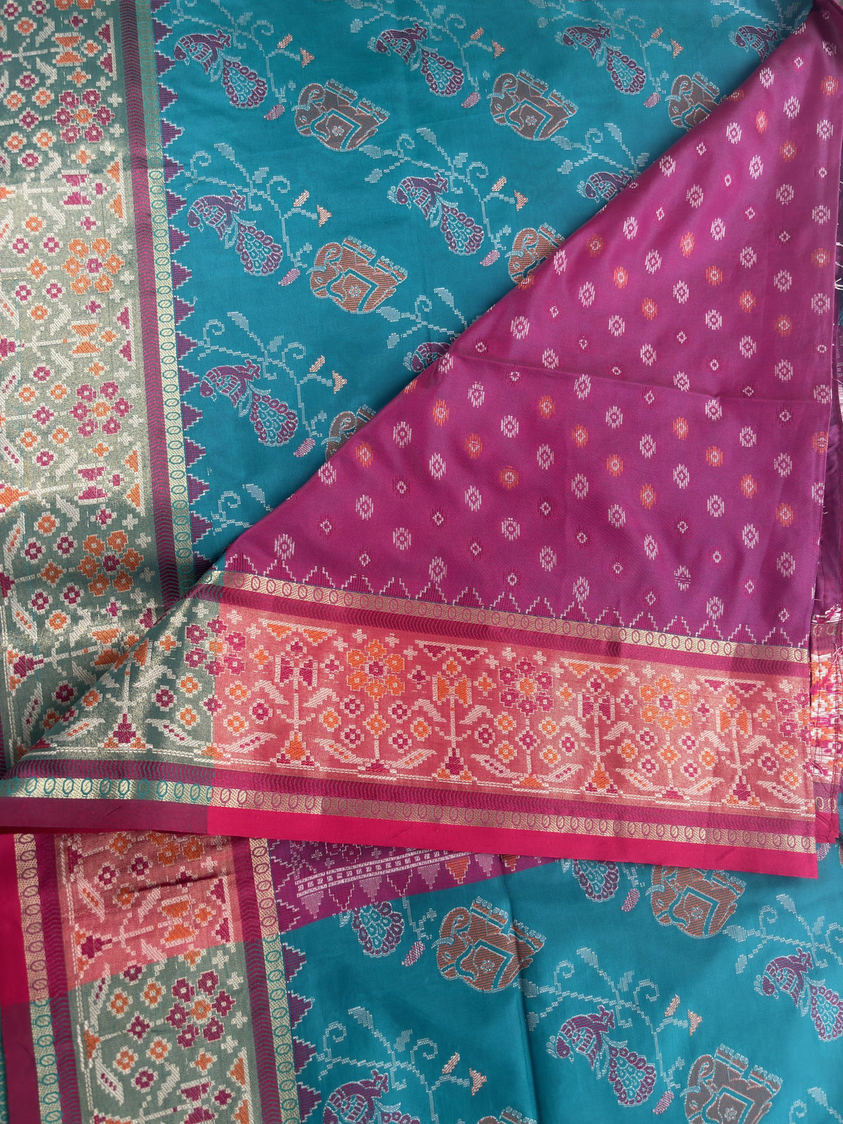 Meherika Firoji Pochampally Silk Saree| Radhe Ethnics