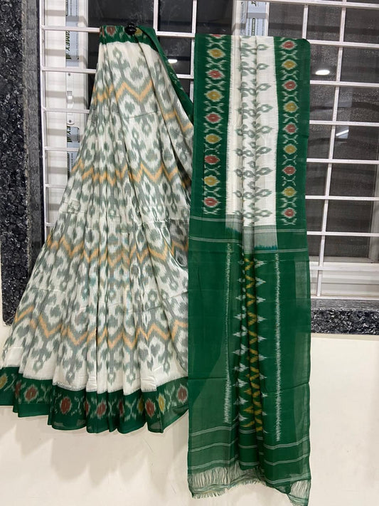 Amira linen cotton saree